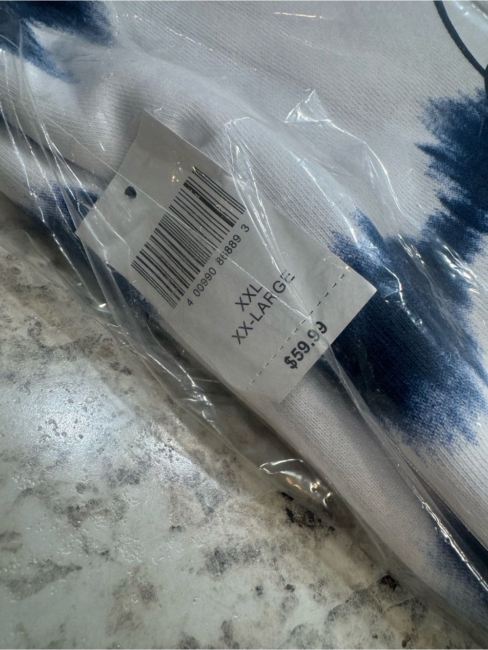 Disney White & Navy Tie-Dye Mickey Mouse Spirit Jersey. Size XXL. NWT - Picture 5 of 7